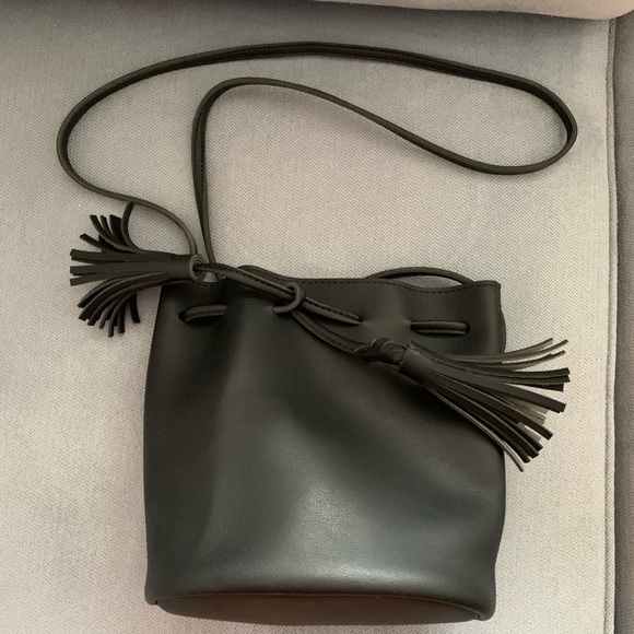 Black Mini Bucket Bag - Picture 2 of 4